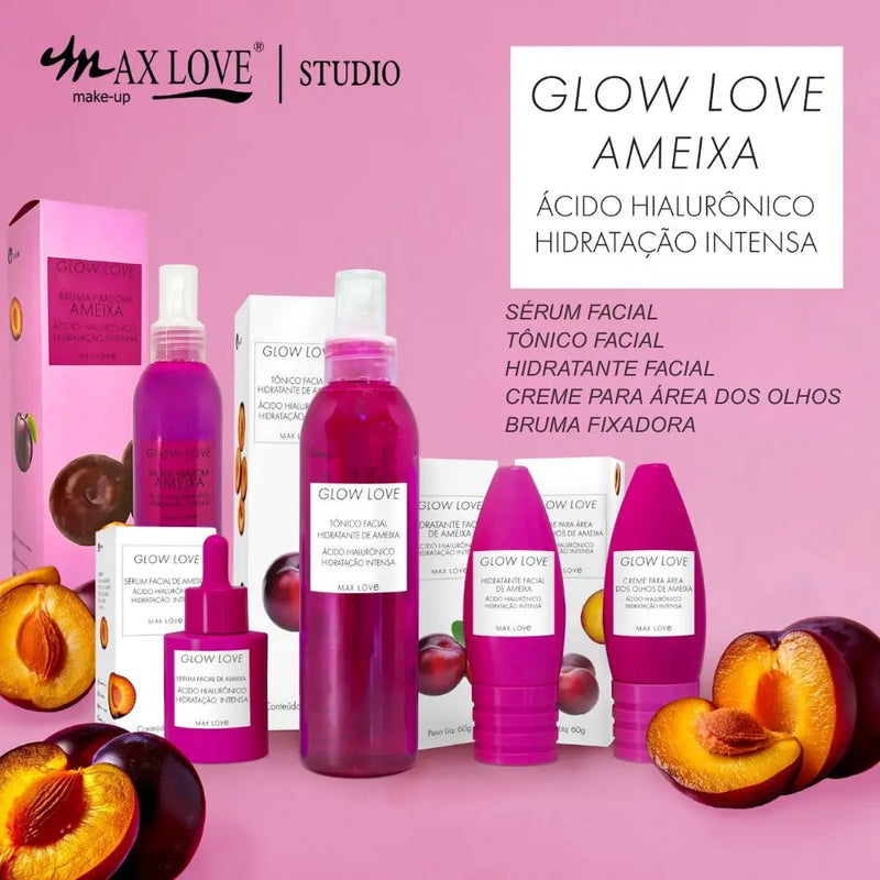 Kit Completo 5 itens Linha Glow Love Ameixa Max Love